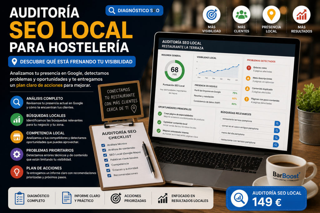 Auditoría SEO local para hostelería