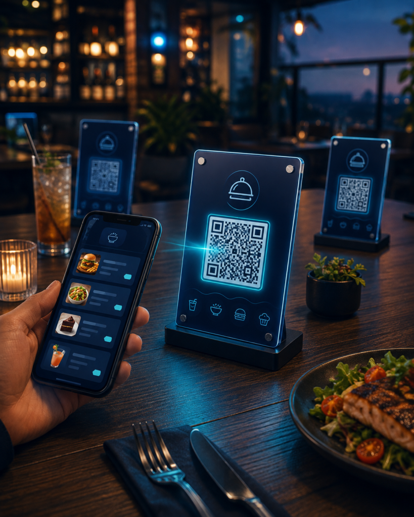 QR físicos personalizados para mesas